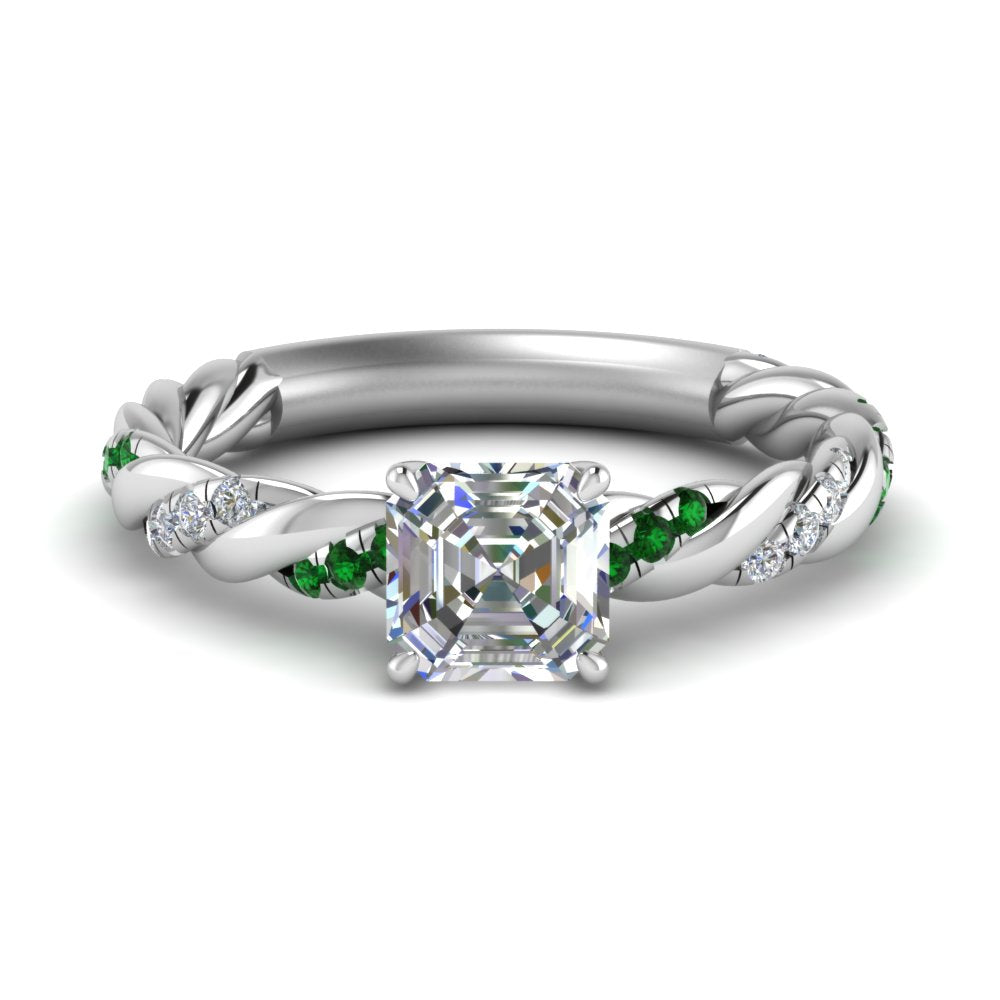 Twisted Vine Engagement Ring