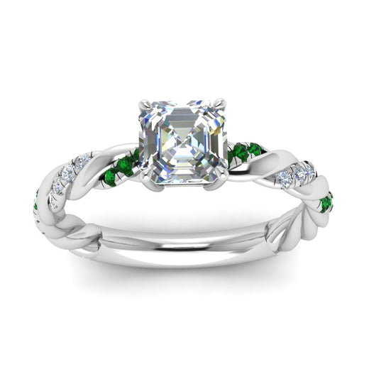Twisted Vine Engagement Ring