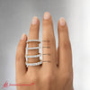 Load image into Gallery viewer, asscher-cut-eternity-diamond-wedding-band-in-yellow-gold-FDEWB8321AS-size-chart-3