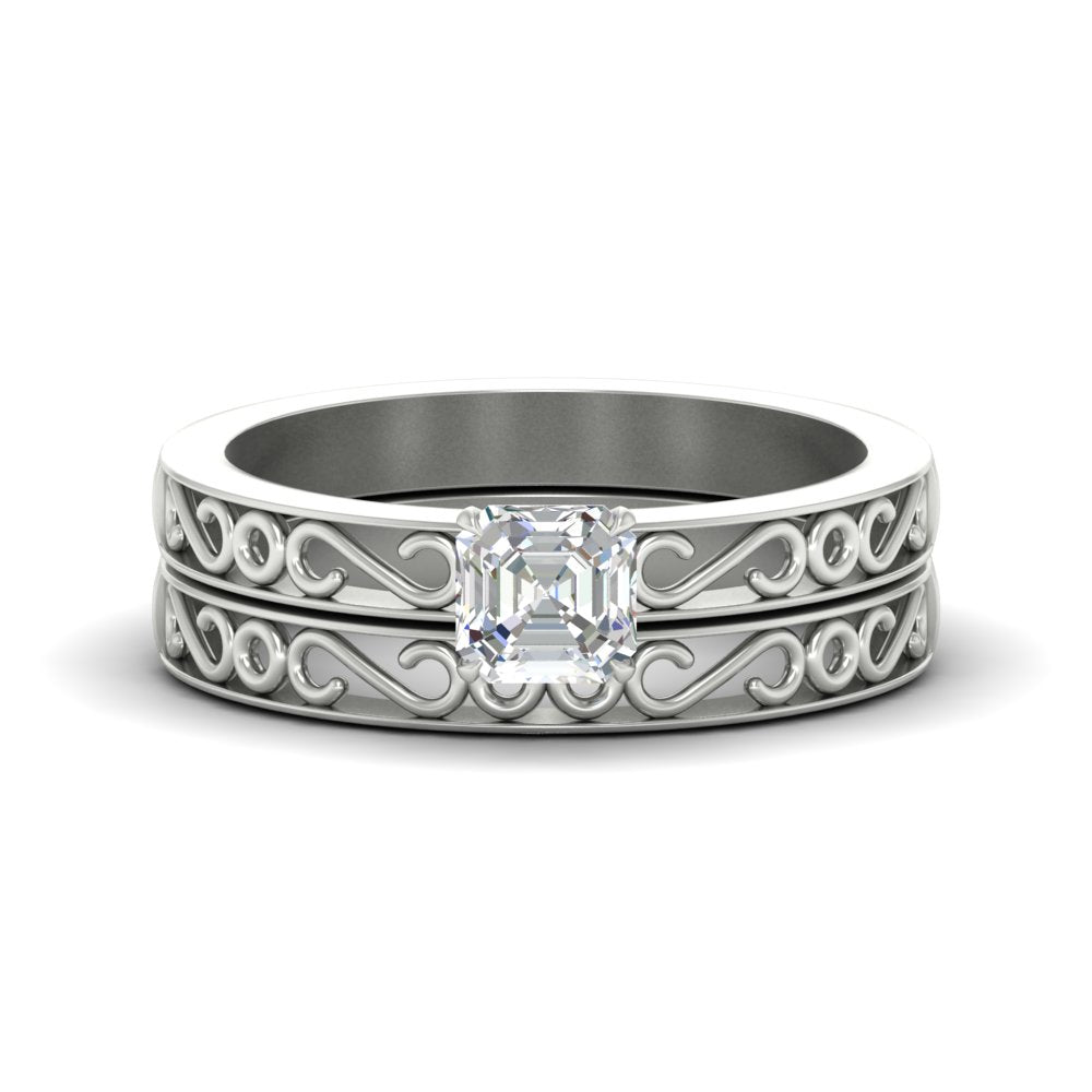 asscher-cut-filigree-single-stone-diamond-wedding-ring-set-in-white-gold-FDENS3289AS-NL-WG.jpg?v=1763371202