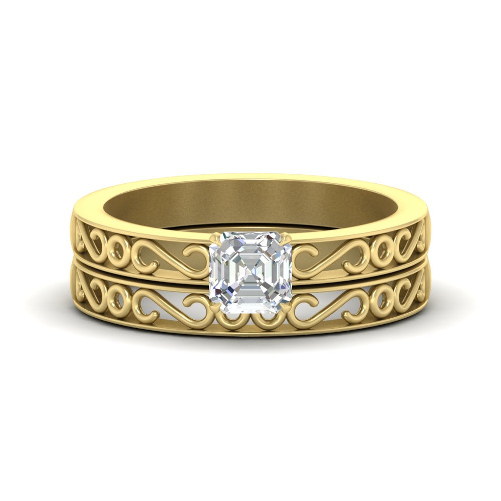 asscher-cut-filigree-single-stone-diamond-wedding-ring-set-in-yellow-gold-FDENS3289AS-NL-YG.jpg?v=1763371202