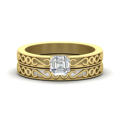 asscher-cut-filigree-single-stone-diamond-wedding-ring-set-in-yellow-gold-FDENS3289AS-NL-YG.jpg?v=1763371202
