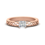 Load image into Gallery viewer, asscher-cut-filigree-single-stone-engagement-ring-in-rose-gold-FDENS3289ASR-NL-RG.jpg?v=1763370575
