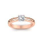 Load image into Gallery viewer, asscher-cut-filigree-single-stone-engagement-ring-in-rose-gold-FDENS3289ASRANGLE5-NL-RG.jpg?v=1763370576

