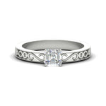 Load image into Gallery viewer, asscher-cut-filigree-single-stone-engagement-ring-in-white-gold-FDENS3289ASR-NL-WG.jpg?v=1763370575
