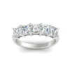 Load image into Gallery viewer, asscher-cut-five-stone-diamond-band-2-carat-in-platinum-fdwb8008asangle5-2.00ct-nl-wg.jpg?v=1773748019