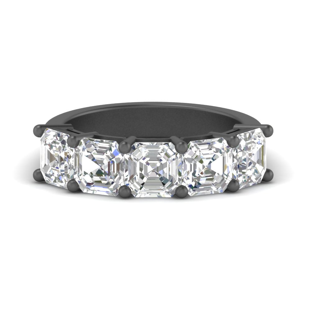 asscher-cut-five-stone-diamond-ring-3-carat-in-black-gold-FD8008ASB-3.00CT-NL-BG