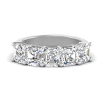 Load image into Gallery viewer, Asscher-Cut-Five-Stone-Lab-Diamond-Ring-3-Carat-In-950-Platinum-FD8008AS-3.00+CTANGLE1-WG
