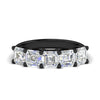 Load image into Gallery viewer, asscher-cut-five-stone-diamond-wedding-band-3-carat-in-black-gold-fdwb8008assleep-3.00ct-nl-bg.jpg?v=1773749570
