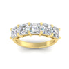 Load image into Gallery viewer, asscher-cut-five-stone-diamond-wedding-band-3-carat-in-yellow-gold-fdwb8008asangle5-3.00ct-nl-yg.jpg?v=1773749570