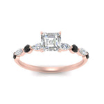 Load image into Gallery viewer, asscher-cut-floating-marquise-accent-black-diamond-engagement-ring-in-rose-gold-FDEWB9398ASRGBLACKANGEL5-NL-RG?v=1756366466
