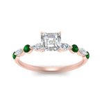 Load image into Gallery viewer, asscher-cut-floating-marquise-accent-emerald-engagement-ring-in-rose-gold-FDEWB9398ASRGEMGRANGEL5-NL-RG_56182116-71b4-4209-8050-0879af7469c0?v=1756375315
