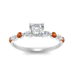 Load image into Gallery viewer, asscher-cut-floating-marquise-accent-orange-sapphire-engagement-ring-in-white-gold-FDEWB9398ASRGSAORANGEL5-NL-WG_92bab27e-0cd6-41a1-bdec-f88b5b3ab5be?v=1756375315
