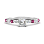 Load image into Gallery viewer, asscher-cut-floating-marquise-accent-pink-sapphire-engagement-ring-in-white-gold-FDEWB9398ASRGSADRPI-NL-WG?v=1756366466

