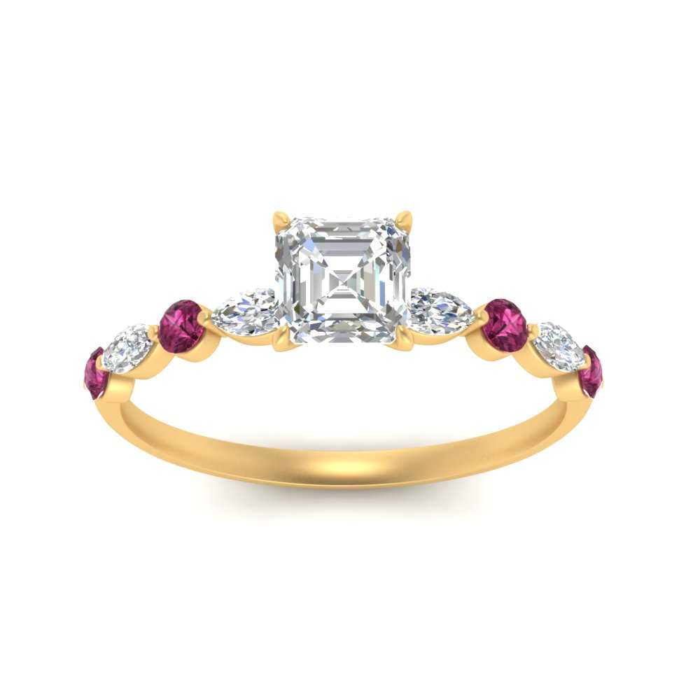 asscher-cut-floating-marquise-accent-pink-sapphire-engagement-ring-in-yellow-gold-FDEWB9398ASRGSADRPIANGEL5-NL-YG?v=1756366466