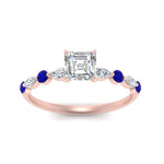 Load image into Gallery viewer, asscher-cut-floating-marquise-accent-sapphire-engagement-ring-in-rose-gold-FDEWB9398ASRGSABLANGEL5-NL-RG?v=1756366466

