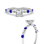 Load image into Gallery viewer, asscher-cut-floating-marquise-accent-sapphire-engagement-ring-in-white-gold-FDEWB9398ASRGSABLANGEL3-NL-WG?v=1756366466
