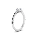 Thumbnail 64 - Delicate Antique Pave Asscher Cut Diamond Ring