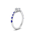 Thumbnail 44 - Delicate Antique Pave Asscher Cut Diamond Ring