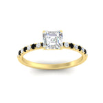 Load image into Gallery viewer, asscher-cut-french-pave-black-diamond-engagement-ring-in-yellow-gold-FD11408ASRGBLACKANGLE5-NL-YG_0393fd19-f421-43e6-b414-d4c11a602a8c?v=1762849706
