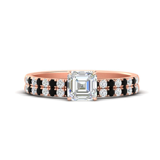 asscher-cut-french-pave-black-diamond-wedding-ring-set-in-rose-gold-FD11408ASGBLACK-NL-RG?v=1763105018