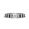Load image into Gallery viewer, Asscher Cut French Pave Bridal Set