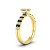 Load image into Gallery viewer, asscher-cut-french-pave-black-diamond-wedding-ring-set-in-yellow-gold-FD11408ASGBLACKANGLE2-NL-YG.jpg?v=1763457798
