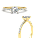 Load image into Gallery viewer, asscher-cut-french-pave-diamond-engagement-ring-in-yellow-gold-FD11408ASRANGLE3-NL-YG_971a3603-3f6c-472e-b66c-25439118bc12?v=1762849706
