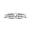 Load image into Gallery viewer, asscher-cut-french-pave-diamond-wedding-ring-set-in-white-gold-FD11408AS-NL-WG.jpg?v=1763457972