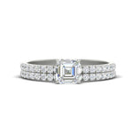 Load image into Gallery viewer, asscher-cut-french-pave-diamond-wedding-ring-set-in-white-gold-FD11408AS-NL-WG.jpg?v=1763457972
