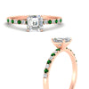 Load image into Gallery viewer, asscher-cut-french-pave-emerald-engagement-ring-in-rose-gold-FD11408ASRGEMGRANGLE3-NL-RG_b3210fb9-d5c9-4364-9918-59018bff22a9?v=1762849706