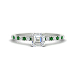 Load image into Gallery viewer, asscher-cut-french-pave-emerald-engagement-ring-in-white-gold-FD11408ASRGEMGR-NL-WG_faa38033-1ba3-4aec-897b-12b77869c1f4?v=1762849706
