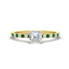 Load image into Gallery viewer, asscher-cut-french-pave-emerald-engagement-ring-in-yellow-gold-FD11408ASRGEMGR-NL-YG_f3dff489-bfa8-4375-bccd-a85de78a401c?v=1762849706