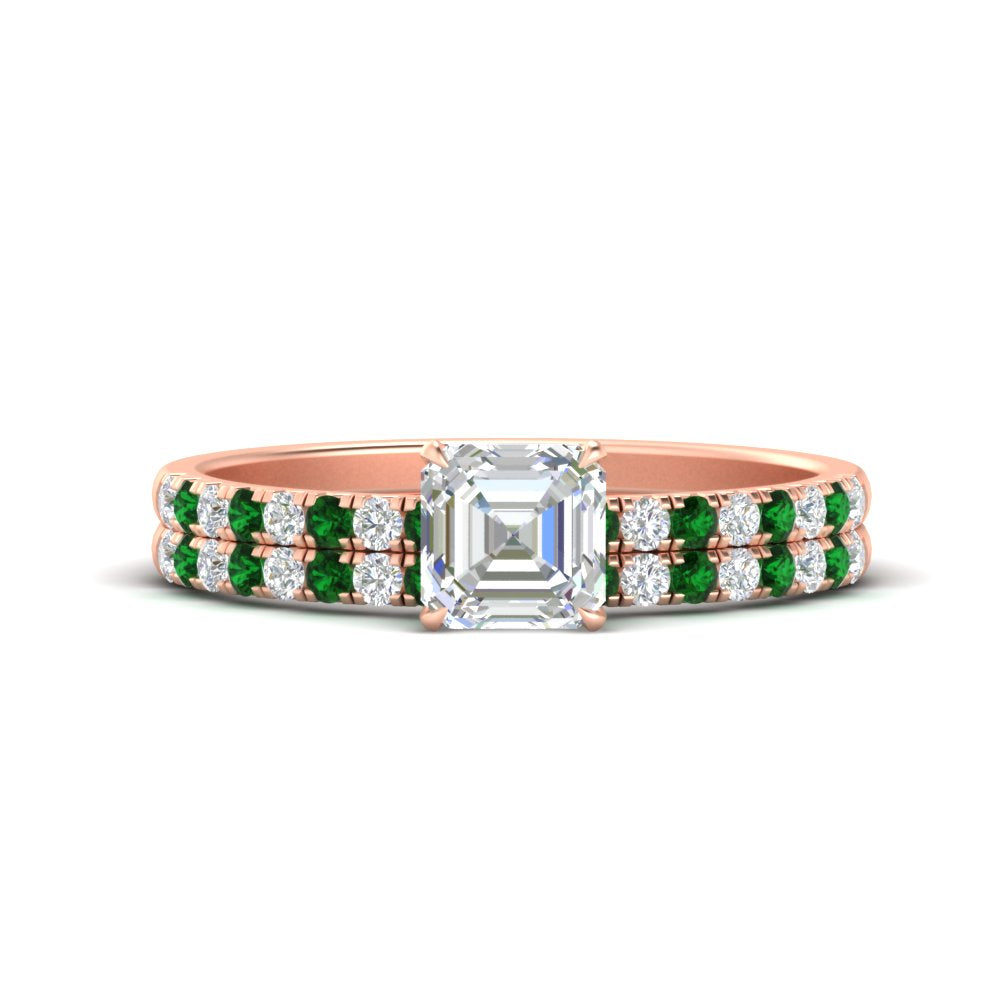 asscher-cut-french-pave-emerald-wedding-ring-set-in-rose-gold-FD11408ASGEMGR-NL-RG.jpg?v=1763457798