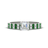 Load image into Gallery viewer, asscher-cut-french-pave-emerald-wedding-ring-set-in-white-gold-FD11408ASGEMGR-NL-WG.jpg?v=1763457798