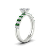 Load image into Gallery viewer, Asscher Cut French Pave Bridal Set