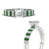Load image into Gallery viewer, asscher-cut-french-pave-emerald-wedding-ring-set-in-white-gold-FD11408ASGEMGRANGLE3-NL-WG.jpg?v=1763457798