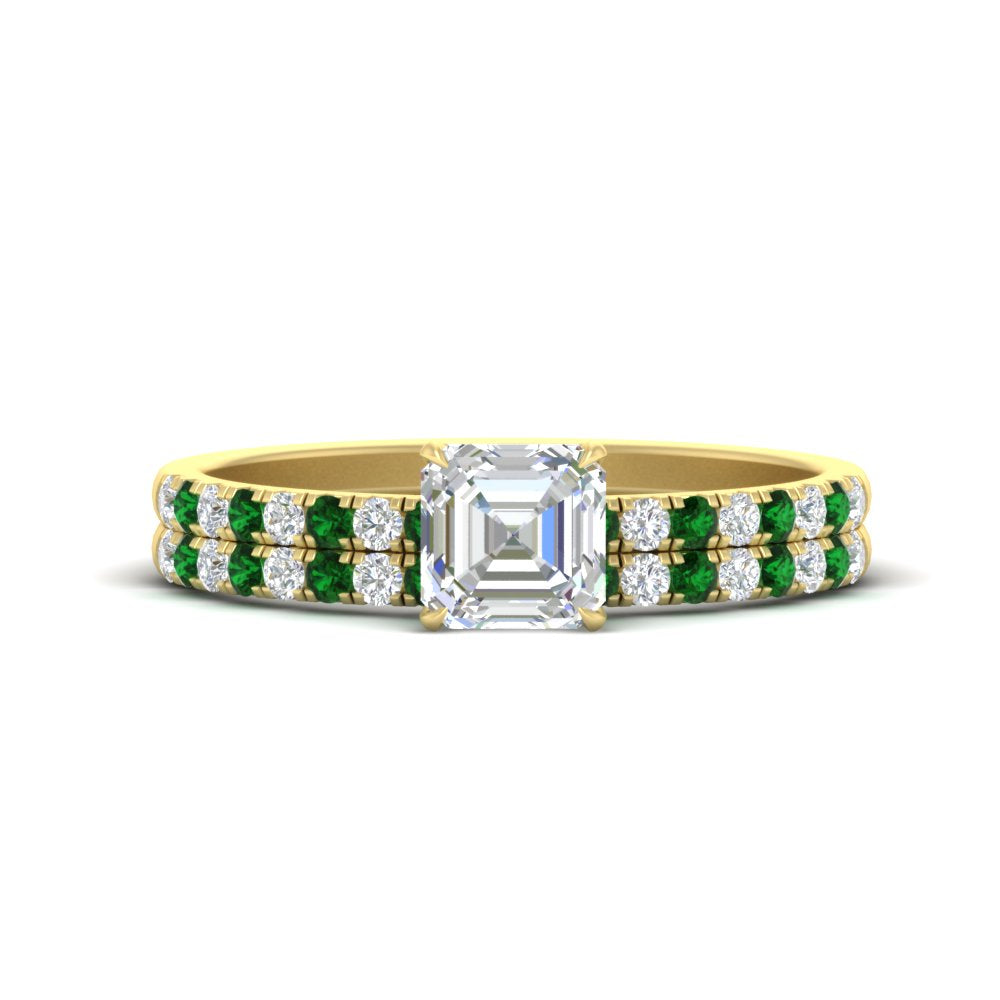 asscher-cut-french-pave-emerald-wedding-ring-set-in-yellow-gold-FD11408ASGEMGR-NL-YG.jpg?v=1763457798