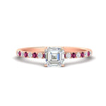 Load image into Gallery viewer, asscher-cut-french-pave-pink-sapphire-engagement-ring-in-rose-gold-FD11408ASRGSADRPI-NL-RG_f99ddb0b-8047-4f71-a703-b9a549c4b590?v=1762849706
