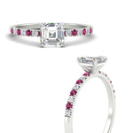 Load image into Gallery viewer, asscher-cut-french-pave-pink-sapphire-engagement-ring-in-white-gold-FD11408ASRGSADRPIANGLE3-NL-WG_9f8ac4f7-ef9c-40b7-b25d-ca54eaed4ba9?v=1762849706
