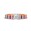 Load image into Gallery viewer, Asscher Cut French Pave Bridal Set