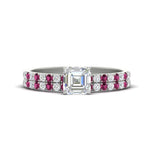 Load image into Gallery viewer, asscher-cut-french-pave-pink-sapphire-wedding-ring-set-in-white-gold-FD11408ASGSADRPI-NL-WG.jpg?v=1763457500
