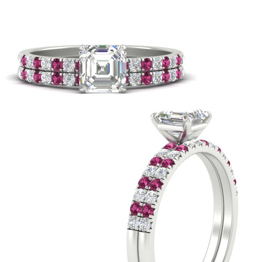 asscher-cut-french-pave-pink-sapphire-wedding-ring-set-in-white-gold-FD11408ASGSADRPIANGLE3-NL-WG.jpg?v=1763457500