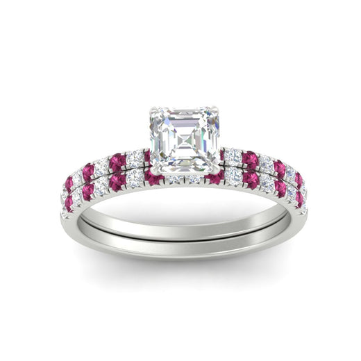 asscher-cut-french-pave-pink-sapphire-wedding-ring-set-in-white-gold-FD11408ASGSADRPIANGLE5-NL-WG.jpg?v=1763457500