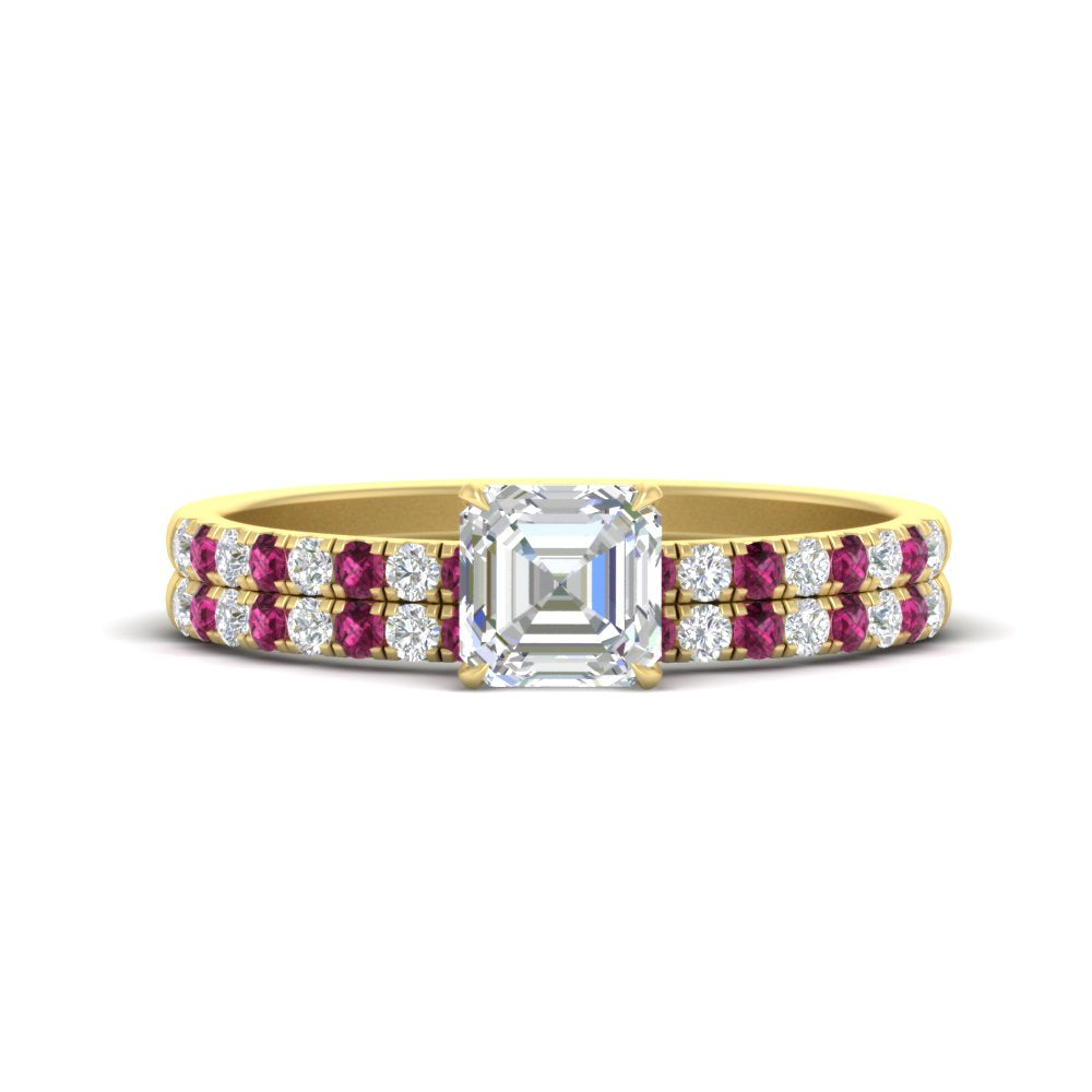 asscher-cut-french-pave-pink-sapphire-wedding-ring-set-in-yellow-gold-FD11408ASGSADRPI-NL-YG.jpg?v=1763457500