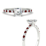 Load image into Gallery viewer, asscher-cut-french-pave-ruby-engagement-ring-in-white-gold-FD11408ASRGRUDRANGLE3-NL-WG_d00ba829-d02c-405a-a101-1051c0f38273?v=1762849706
