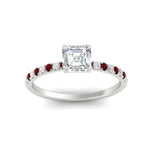 Load image into Gallery viewer, asscher-cut-french-pave-ruby-engagement-ring-in-white-gold-FD11408ASRGRUDRANGLE5-NL-WG_b1cc4509-cebb-4336-b723-97159bacb230?v=1762849706
