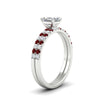 Load image into Gallery viewer, asscher-cut-french-pave-ruby-wedding-ring-set-in-white-gold-FD11408ASGRUDRANGLE2-NL-WG.jpg?v=1763457798