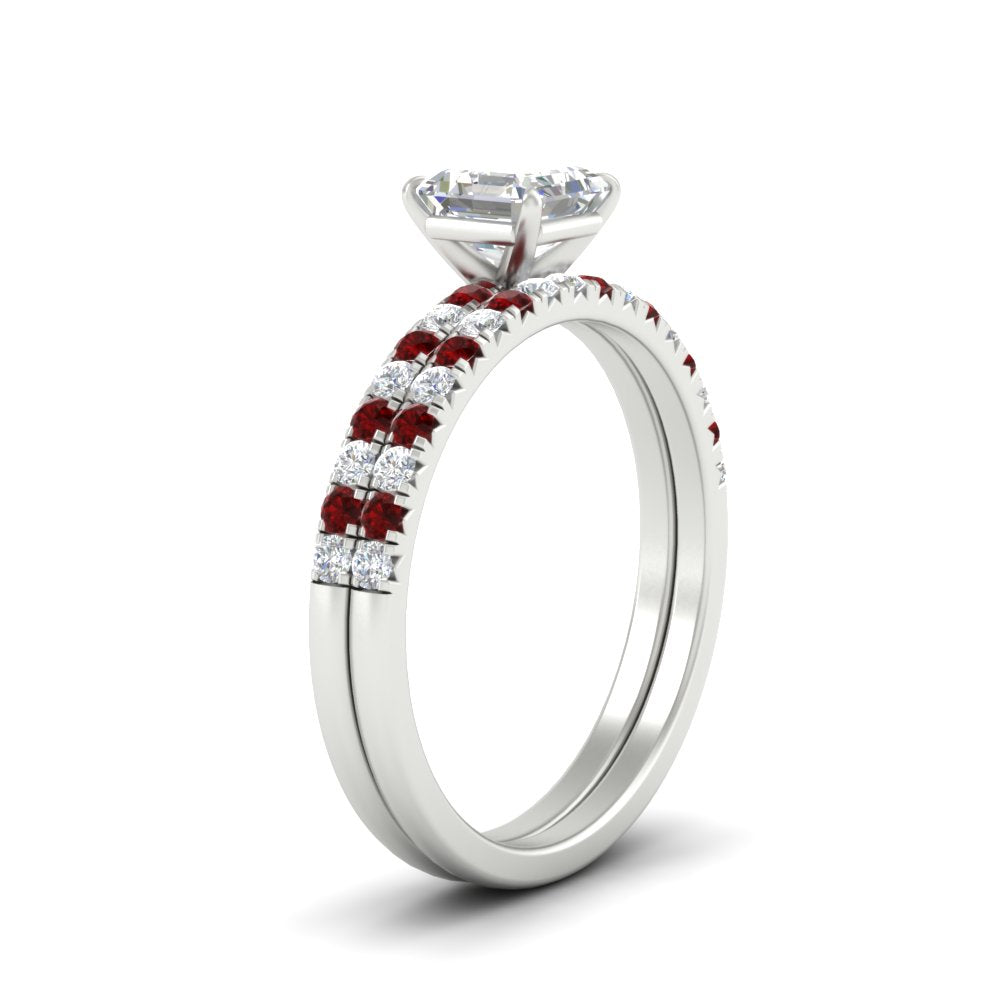 asscher-cut-french-pave-ruby-wedding-ring-set-in-white-gold-FD11408ASGRUDRANGLE2-NL-WG.jpg?v=1763457798