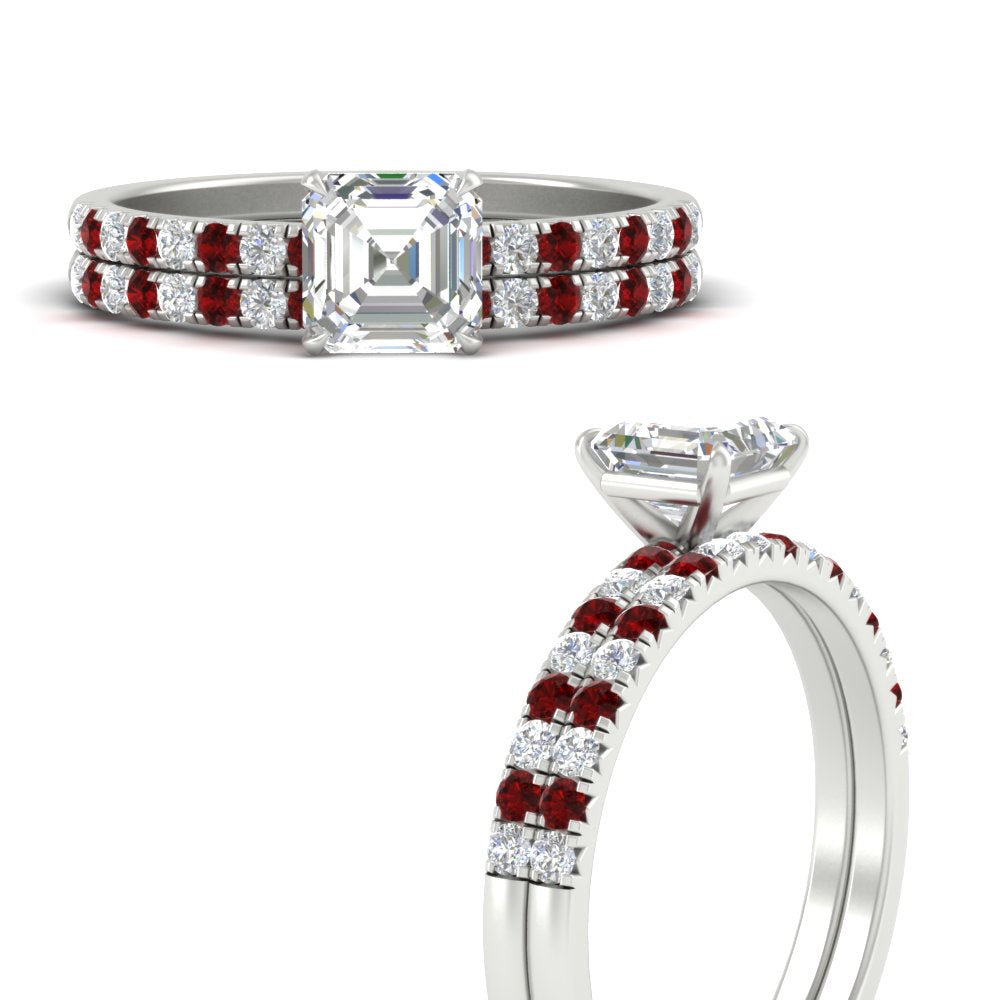 asscher-cut-french-pave-ruby-wedding-ring-set-in-white-gold-FD11408ASGRUDRANGLE3-NL-WG.jpg?v=1763457798